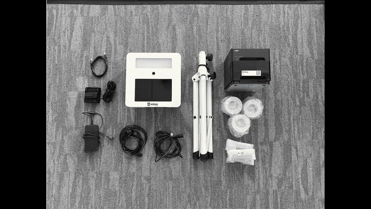 Carton de livraison du photobooth